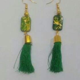 Stylish Long Thread (Dress matching) Earrings with Different Color For Women