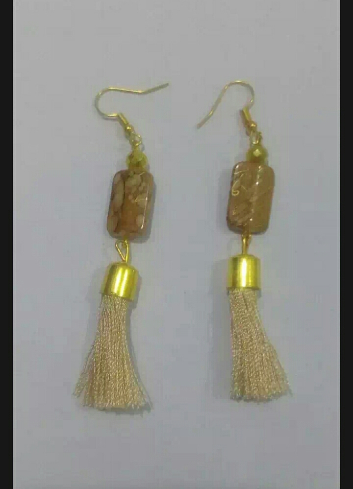 Stylish Long Thread (Dress matching) Earrings with Different Color For Women - Image 8